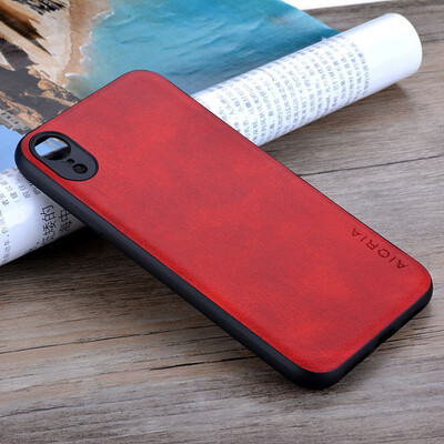 

Case for iPhone XR Luxury funda Vintage leather Skin cover hoesje for iphone xr phone case coque capa fashion
