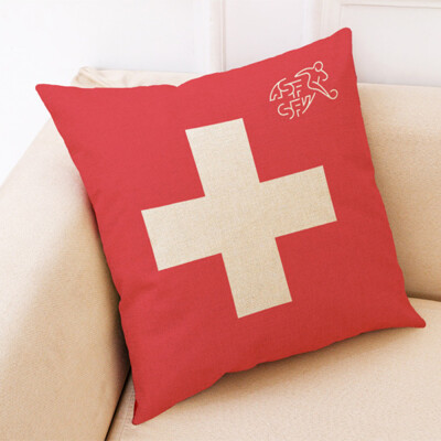 

The 2018 World Soccer Cup Home Decor Cushion Cover Linen Sofa Design Throw Pillow Case Gift Style 32