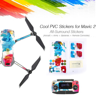 

1 Set M2-D Waterproof PVC Stickers Skin Protective Cover for DJI Mavic 2 Pro Zoom Drone Body Arm&Remote Controller