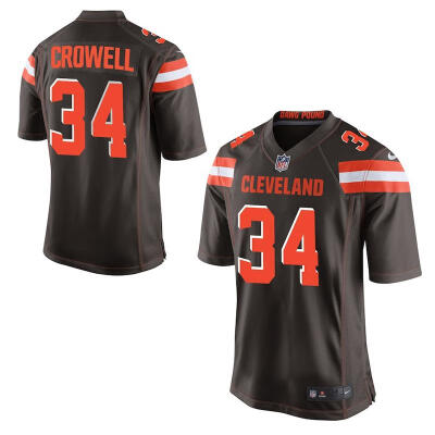 

Mens Football Jersey Cleveland Browns Isaiah Crowell Brown Game Jersey