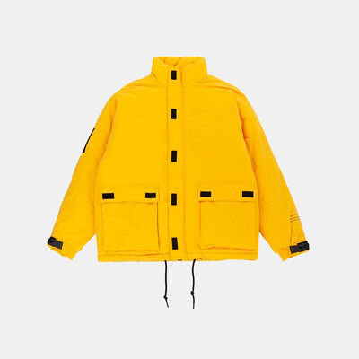 

Autumn&winter new style brand function multi-pocket velcro bundle thick cotton coat