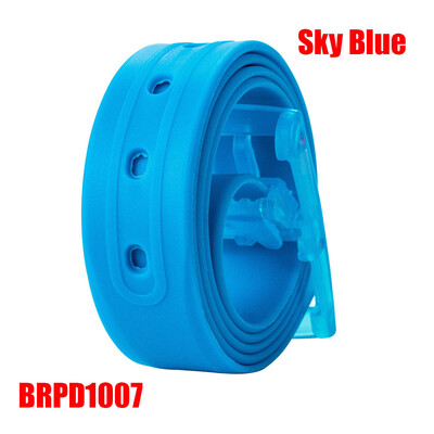 

New Design Leisure Silicone Belt Candy Colors Pin Buckle Belt