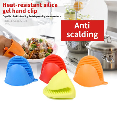 

NeillieN High temperature resistant silica gel glovessilica gel hand clipanti-slip oven microwave gripperHot proof clip