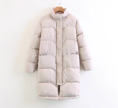 

Parkas Coats Thick warm coat Cotton padded straight cotton jacket