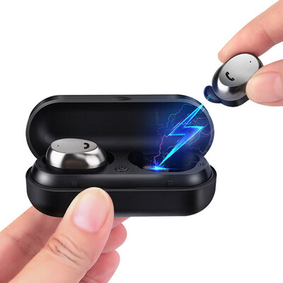 

TWS Mini Wireless Bluetooth Earphone Sports Stereo CVC 60 Active Noise Cancelling Earbuds Headset with Mic Music for phones