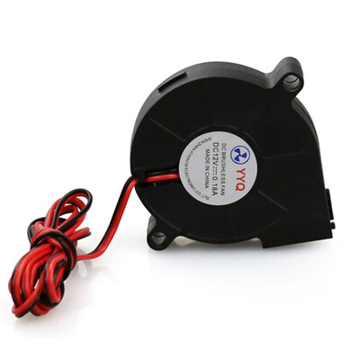 

5015 Brushless Cooling Blower Fan DC 12V 018A Turbo Small Fan Ultra-Quiet Oil Bearing 6500RPM Size 50 50 15mm for DIY 3D Prin