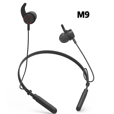 

20PCSLot NEW M9 Bluetooth Earphone Stereo Wireless Sports Running With Mic Handsfree Volume Control For iPhone Samsung With box