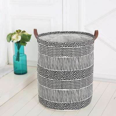 

NeillieN Household cloth dirty basket dirty basket folding basket toy clothing Cotton&linen Storage basket laundry basket