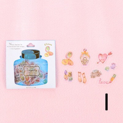 

48Pcslot PVC Mohamm Drifting Bottles Diary Journal Stickers Flakes Scrapbooking Japanese Stationery Teacher School Supplies