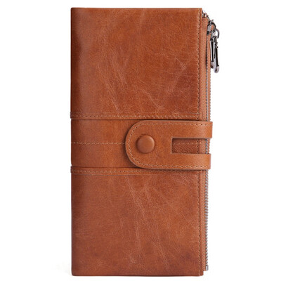 

Brand Bags men Stitching Genuine Leather multifunctional wallet mobile phone bag coin purse card holder day cowhide phone clutch