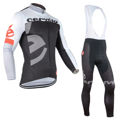

Cycling jersey 2018 pro team Cervelo winter thermal fleece cycling clothing set ropa ciclismo invierno bike jersey bib pants kit