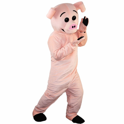 

LangtengPink Pig Mascot Cartoon Costume Cosplay Party Halloween Christmas Festival Performance
