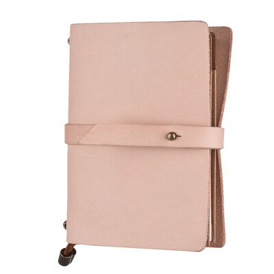 

Portable Travel Journal Diary Leather Writing Notebook Refillable Lined Blank Grid Paper Business Notepad Gift for Students Artist
