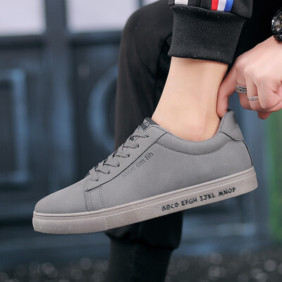 

Mens casual shoes flat low-up shoes