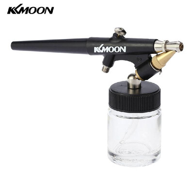 

KKMOON High Atomizing 08mm Spray Paint Gun Siphon Feed Airbrush Single Action Air Brush Kit for Makeup Art Painting Tattoo