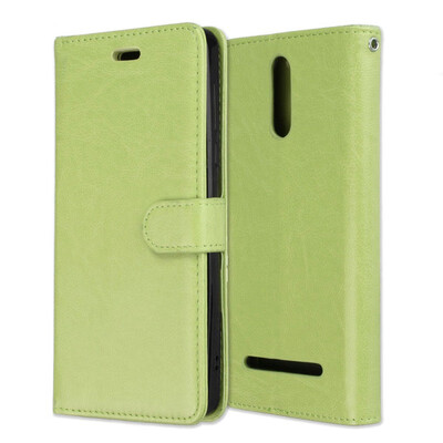 

MOONCASE Leading song M8 3 card photo frame leather - green