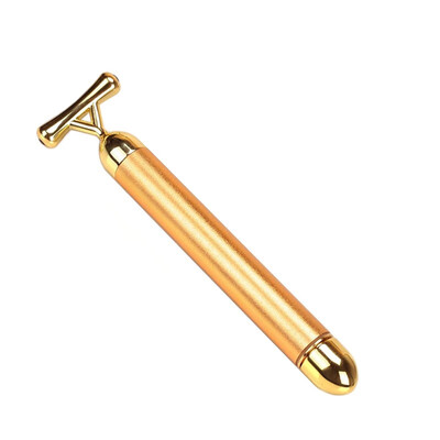 

Upgraded 3rd Generation Y Shape 24k Gold Lift Bar with Energy Stone Vibration Beauty Bar Anti-aging Pulse Facial Massager