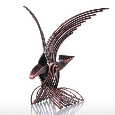 

Eagle Handmade Fortune Eagle Hawk Statue Home Office Decoration Gift Wild Figurine Decor Collectible Gift