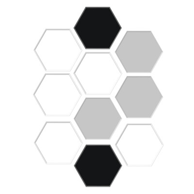 

10 PcsSet Self-adhesive Floor Sticker for Bathroom Kitchen Backsplash Tiles Wall DIY Home Decal Removable Decor