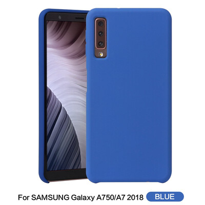 

Goowiiz Phone Case For Samsung Galaxy J8 2018A7 2018A9 2019A750 Fashion Simple Solid Color Ultrathin Soft TPU Back Cover