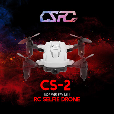 

CS-2 Mini RC Drone with Camera 720P Wifi FPV Gesture Shoot for Beginner Training Christmas Gift RC Quadcopter