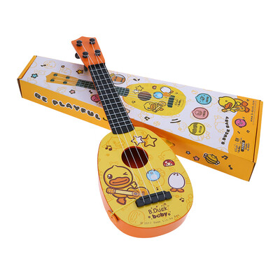 

17 Inches Ukulele Guitar Toy With Pick For Kids Musical Instrument Toy Educational Learn Gift