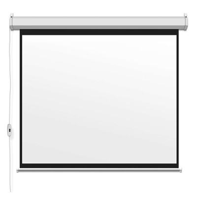 

100 Economy Electric Projector Screen 43 Video format for home cinemaofifce suitable for wallceiling mounting