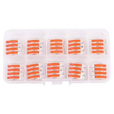 

10pcs Flame Retardant Cable Connector Set Universal Wire Connectors Case Kit Quick Terminals