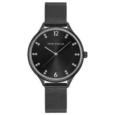 

BOFUTE Womens Watches Business Watch Simple Japanese Movement Waterproof Metal Mesh Strap 0045L