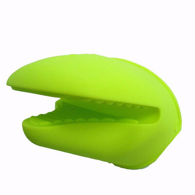 

1 PCS Silicone Kitchen Organizer Insulated Heat Pot Clips Microwave Oven Gloves Hot Plate Clip Anti-scald Thicken