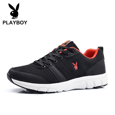 

Playboy PLAYBOY sports mesh casual shoes mens lightweight low cut skid 74752412-1 black 41