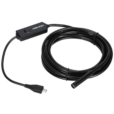 

OWSOO 20 Megapixels HD 8 LEDS 8MM 720P Endoscope IP67 Waterproof Inspection Borescope USB Wire Snake Tube Camera 8LEDS for OTG C