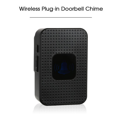 

Wireless Plug-in Doorbell Chime With LED 5 Levels Volume 55 Ringtones Compatible with Visual Doorbell with WiFi Wireless Doorbell