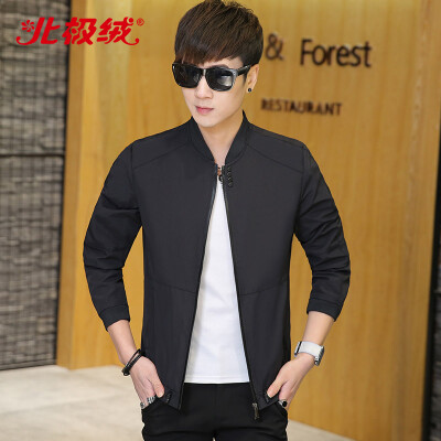 

Arctic velvet Bejirong jacket mens jacket 2019 spring new youth thin section Korean casual jacket mens baseball uniform 6707 black