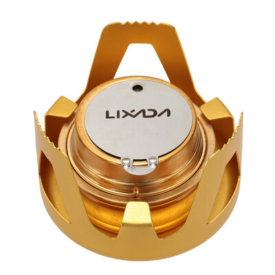 

Lixada Copper Alloy Portable Mini Ultra-light Spirit Burner Alcohol Stove Outdoor Camping Stove Furnace