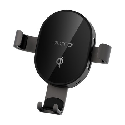 

70-meter car wireless charging mobile phone holder Qi wireless fast charging gravity intelligent automatic induction