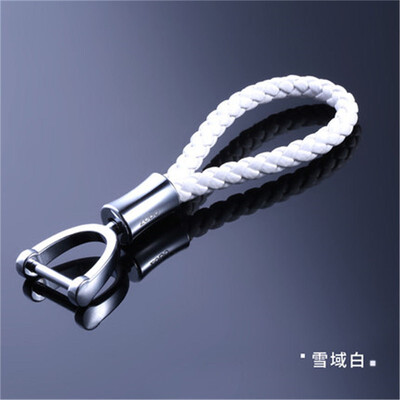 

100 New Hand-woven Leather Car Keys Rings Keychain for Kia Rio BMW Toyota Mercedes Ford Honda Audi Mazda Car Key Rings Universal