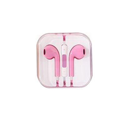 

Earphone volume control mic white headphone earphone for mobile phones
