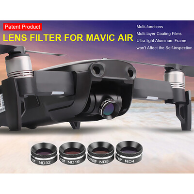 

ND4 ND8 ND16 ND32 Filter Lens Kit for DJI Mavic AIR FPV Drone