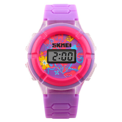 

SKMEI Cool Originality LED Cute Colorful Digital Children Wristwatch with Time&Date Display