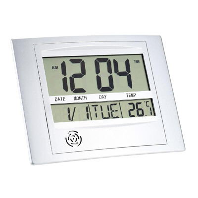 

Multi-function Electronic Temperature Meter Digital Calendar Wall Clock Alarm Clock