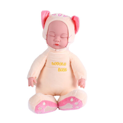 

Cuddle Baby Doll With 3 Soothing Songs 13 inch Stuffed Soft Body Baby Sleep Companion Cuddly Toys For Baby Toddler Kids Rose