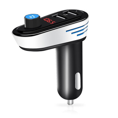

car Bluetooth FM Transmitter Audio Car Mp3 Player Wireless In-Car FM Modulator Handsfree Bluetooth Car Charger 2 USB