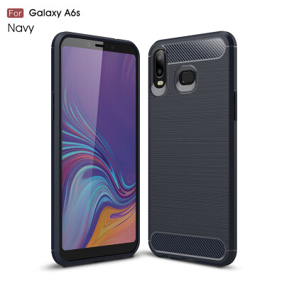 

BONGEM Samsung Galaxy A6s Case with Flexible&Durable Shock Absorption with Carbon Fiber Design