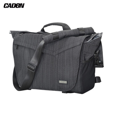 

CADEN Multi-function SLRDSLR Camera Shoulder Bag Waterproof Shockproof Travel Messenger Bag with Detachable Inner Case Bag Divide