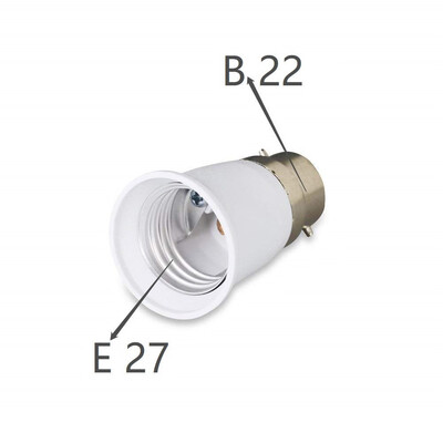

Lamp holder B22 to E27 E26 converter Edison screw LED bulb base socket converter adapter accessories extender 5PCS