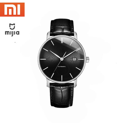 

Original xiaomi mijia TwentySeventeen Mechanical watch With Sapphire Surface Leather Strap Fully automatic mechanical movement
