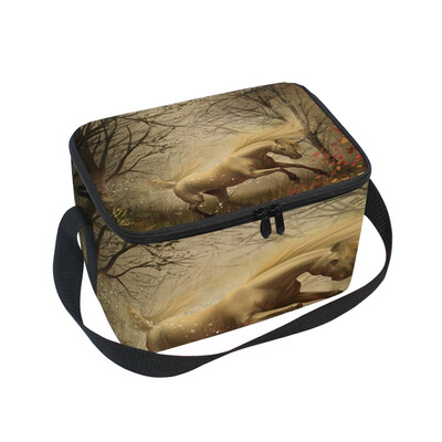 

ALAZA Lunch Box Insulated Unicorn Lunch Bag Large Cooler Tote Bagfor Men Women