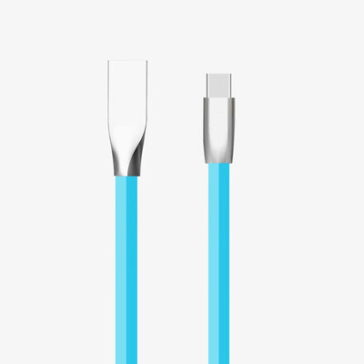 

3D Type-C USB Cable Fast Charging Date Cable for Samsung S9 LG G6 Micro USB Cable Flexible Flat Charging Cable For iPhone