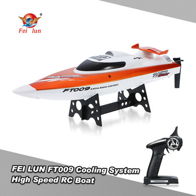 

FEI LUN FT009 24G 4CH Water Cooling System Self-righting 30kmh High Speed Racing RC Boat